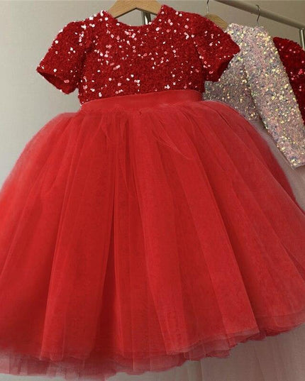 Charming Floral Bow-Back Dress for Young Royalty