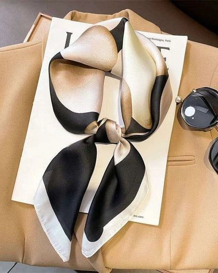 Exquisite Silk Square Scarf - A Touch of Timeless Sophistication for Women