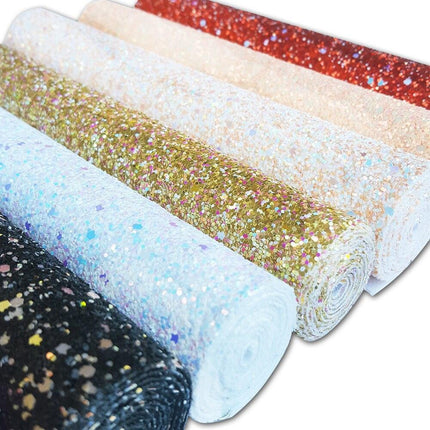Sparkling DIY Accessory Design Kit - Unleash Your Creativity with Glamorous Glitter Fabric