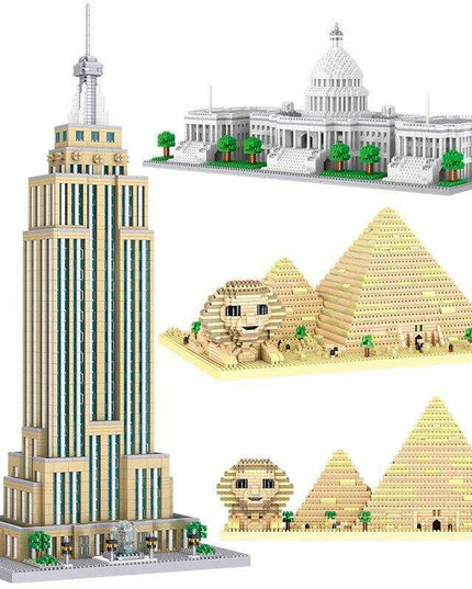 World Landmarks Exploration Building Blocks Set - 5594PCS Creative Educational Toy for Kids