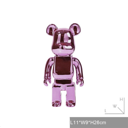 Chic Y2k Bearbrick 400 Collectible Figure - Artistic Home Accent for Stylish Interiors