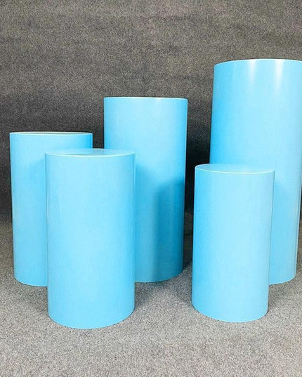 Elegant Iron Art Cylinder Centerpiece Set for Weddings and Special Events