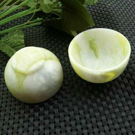 Elegant Jade Teacups Set for Authentic Gongfu Tea Ceremonies