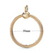 Elegant Customizable 925 Silver O Pendant Necklace for Women - Essential Minimalist Accessory