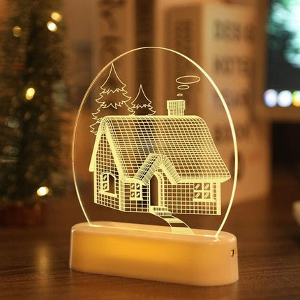 Enchanting 3D Illusion LED Night Light - Illuminate Your Space with Wonder