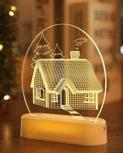 Enchanting 3D Illusion LED Night Light - Illuminate Your Space with Wonder