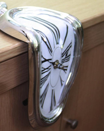 Surrealist Melting Timekeeper - Dali-Inspired Artistic Clock for Unique Home Decor