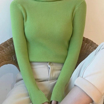 Chic Knitted Turtleneck Sweater: Perfect for Cozy Autumn Days