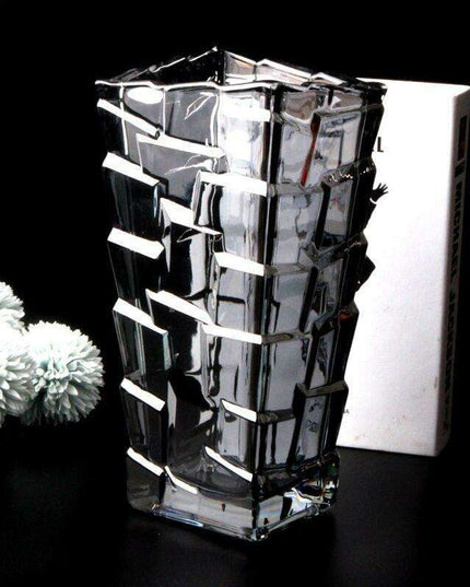 Modern Glass Vase for Lucky Bamboo and Floral Displays