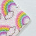 Vibrant Rainbow Leather Crafting Sheets: Customizable Fashion Material with Sparkling Colors