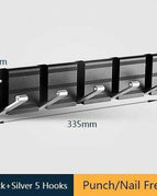 Black Silver 5 Hooks