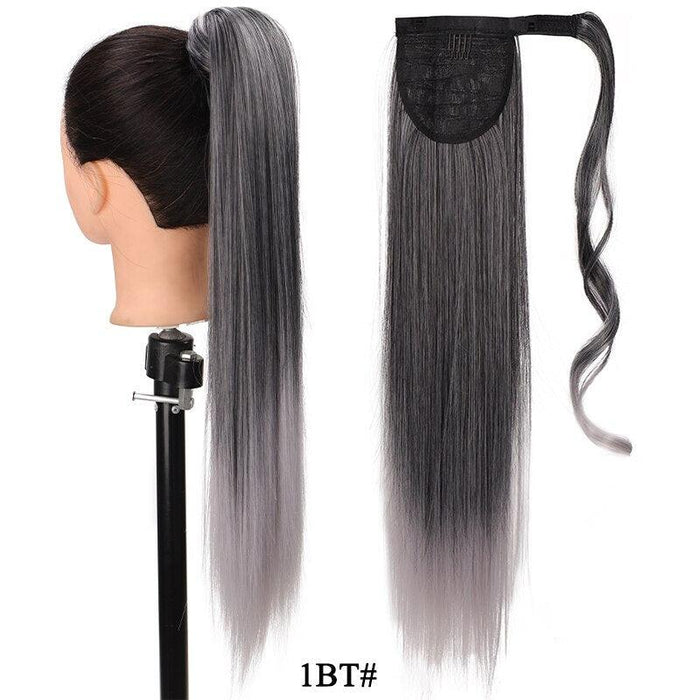 24-Inch Magic Sticker Ponytail Extension for Effortless Style