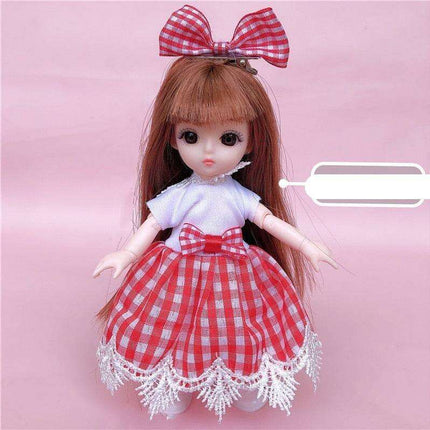 Magical Miniature Princess Doll Fashion Adventure Set - Unleash Your Imagination!