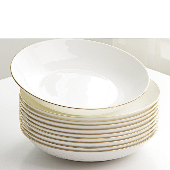 Sophisticated Ceramic Dinnerware Set for Special Celebrations