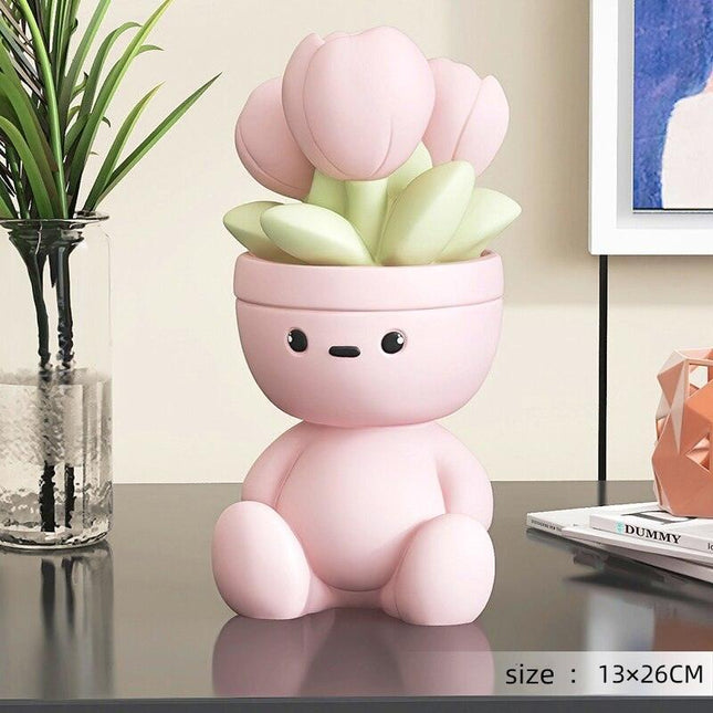 Elegant Resin Tulip Sculptures for Modern Home Decor