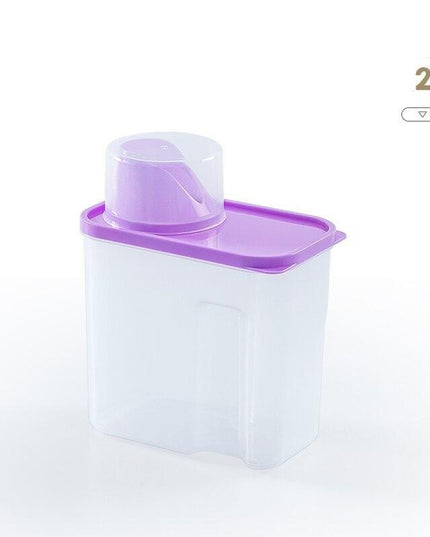 Clear Laundry Detergent Storage Container - Versatile 2L/3L Options in Vibrant Colors