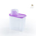Transparent Laundry Detergent Storage Container with Secure Lid - 2L/3L Capacity, Assorted Colors