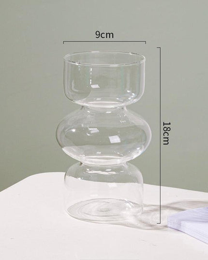 Nordic Chic Glass Vase - Elevate Your Home Decor with Modern Style