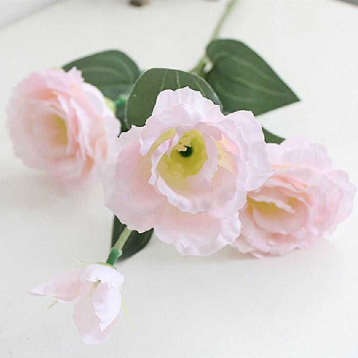 Nordic Floral Serenity: Eustoma and Platycodon Grandiflorum Silk Bouquet