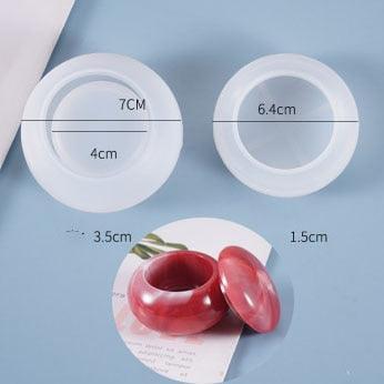 Elevate Your Crafting Experience with Versatile Premium Silicone Mold Set for Candles, Soaps & Plaster Art