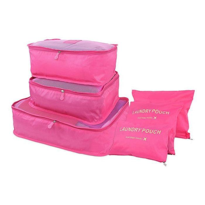 Travel Smart: Versatile 8/6/1-Piece Organizer Set for Effortless Packing
