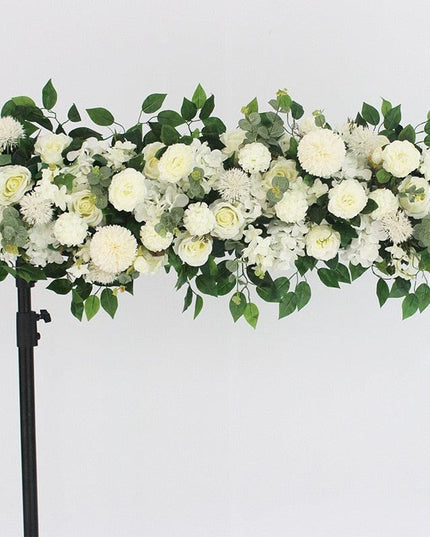 Elegant Silk Rose and Peony Flower Wall Arch Set for Wedding Decor Transformation