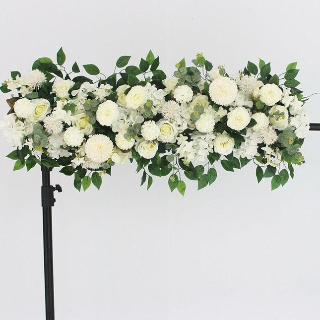 Elegant Silk Rose and Peony Flower Wall Arch Set for Wedding Decor Transformation