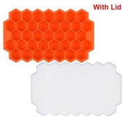 Vibrant Honeycomb Silicone Ice Cube Mold - Ideal for Cocktails and Frozen Delights