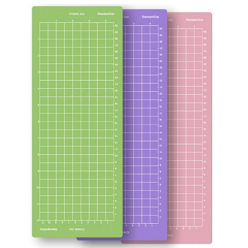 Precision Cutting Mat Set for Cricut & Silhouette Machines - 3 Pack