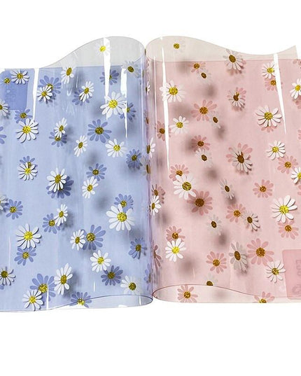 Floral Elegance PVC Craft Film for Creative Home Decor and DIY Projects