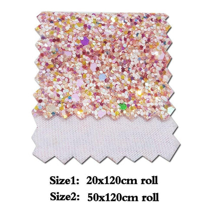 Sparkling Chunky Glitter Fabric Roll - Create a Crafting Fantasy