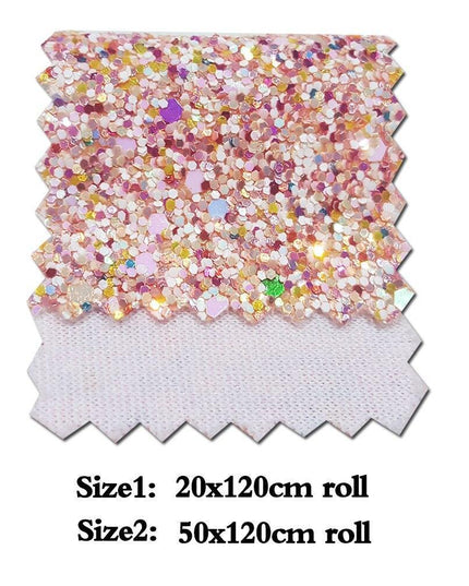 Sparkling Chunky Glitter Fabric Roll - Create a Crafting Fantasy