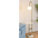 Contemporary LED Floor Lamp with Round Table for Living Room and Sofa Area