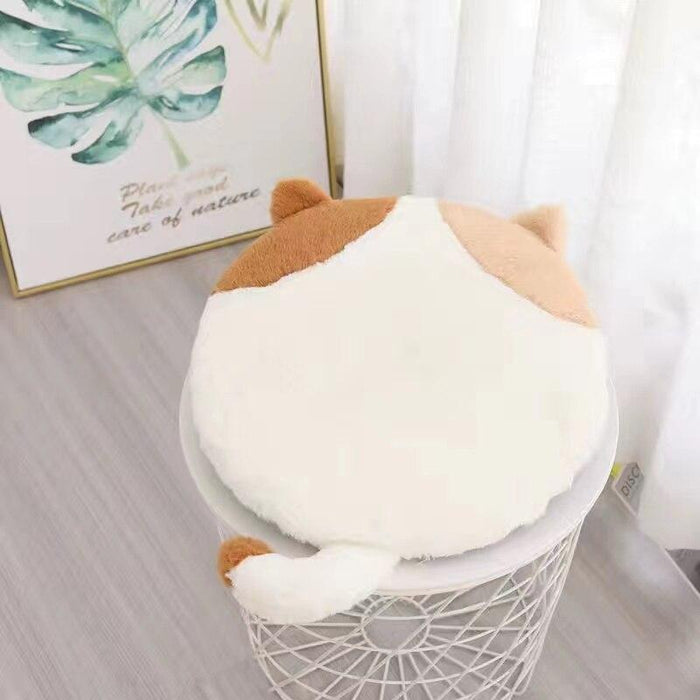 Cozy Japanese Cat Memory Foam Plush Cushion