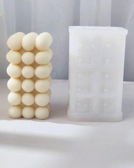 Bubble Ball and Cube Candle Mold Set - Innovative Crafting Essentials for Candle Makers