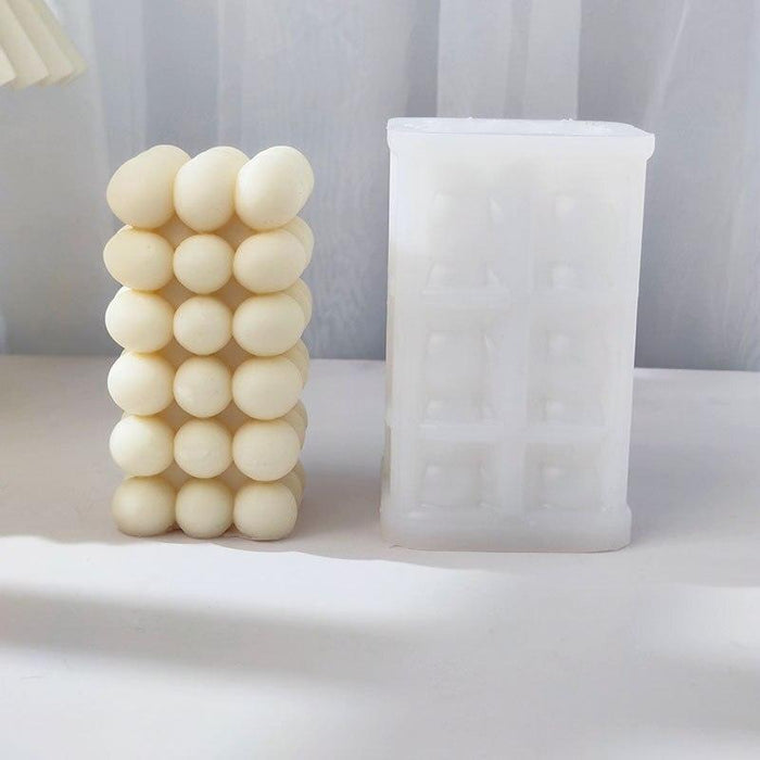 Silicone Mold for Bubble Ball and Cube Candle Making