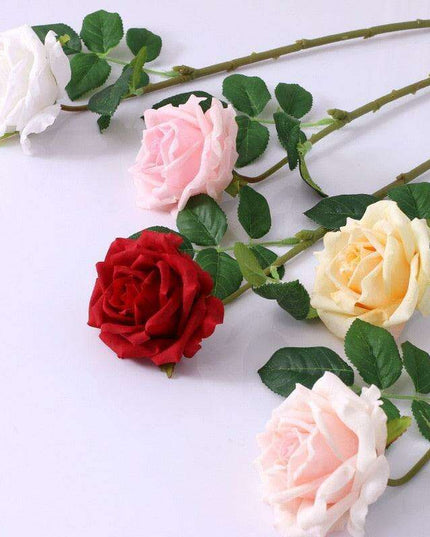 Elegant Pink and White Faux Roses for Stylish Home and Event Arrangements