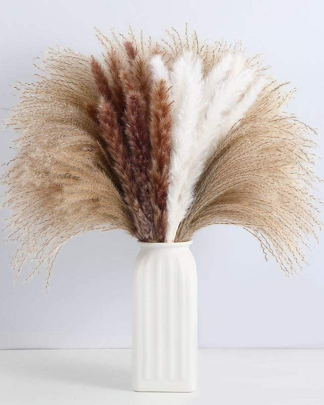 Elegant Dried Pampas Grass Arrangement: Add Rustic Beauty to Your Home Decor