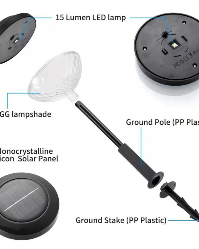 Colorful Solar Pathway Lights with Weather-Resistant Design for Outdoor Spaces