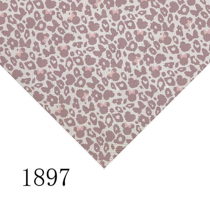 Cartoon-Themed PVC Leather Craft Sheet - Durable and Versatile Material for Creative Use