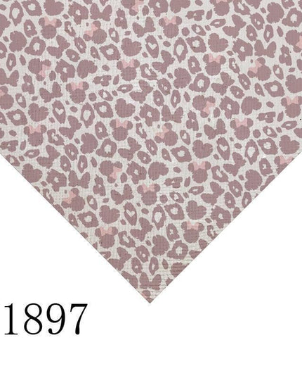 Cartoon-Themed PVC Leather Craft Sheet - Durable and Versatile Material for Creative Use