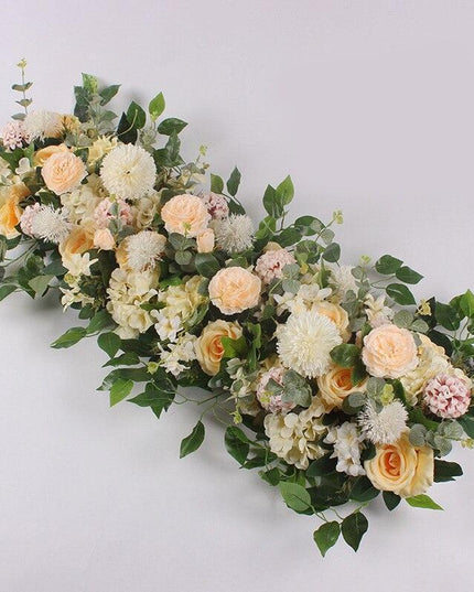 Elegant Silk Rose and Peony Flower Wall Arch Set for Wedding Decor Transformation