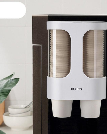 Suction Cup Mounted Cup Holder Organizer