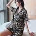 Leopard Print Homewear Set for Stylish Women