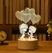 Enchanting 3D LED Night Light with USB - Perfect for Romantic Ambiance
Suggested Title: Magical 3D LED Night Light for a Cozy Atmosphere