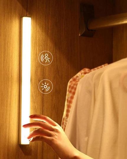 Smart Motion-Activated LED Under Cabinet Light with Dual Functionality