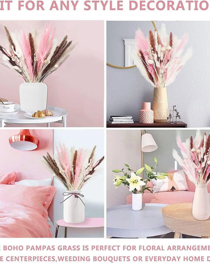 Enchanting Dried Flower Bouquet for Bohemian Wedding Decoration