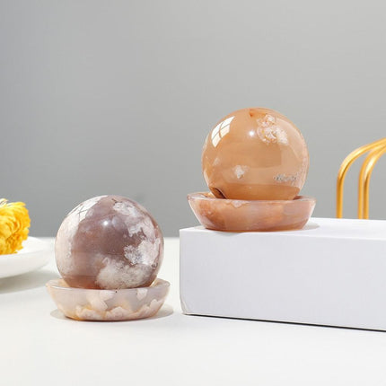 Sakura Quartz Energy Healing Wand Set for Spiritual Balance and Harmony