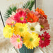38cm Artificial Gerbera Flower Daisies Bouquet - Vibrant Floral Arrangement for Special Events & Stylish Home Décor