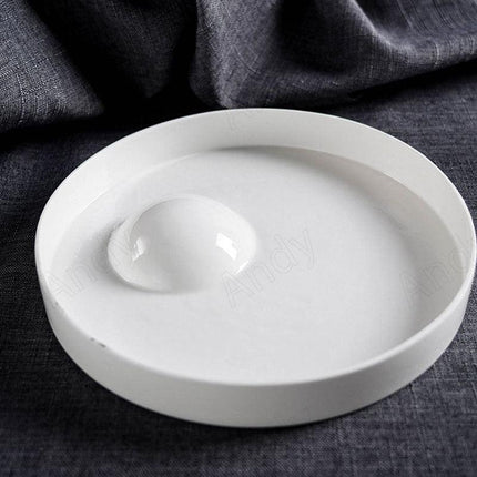 Sophisticated Ceramic Plate Set for an Elevated Steak Dining Experience